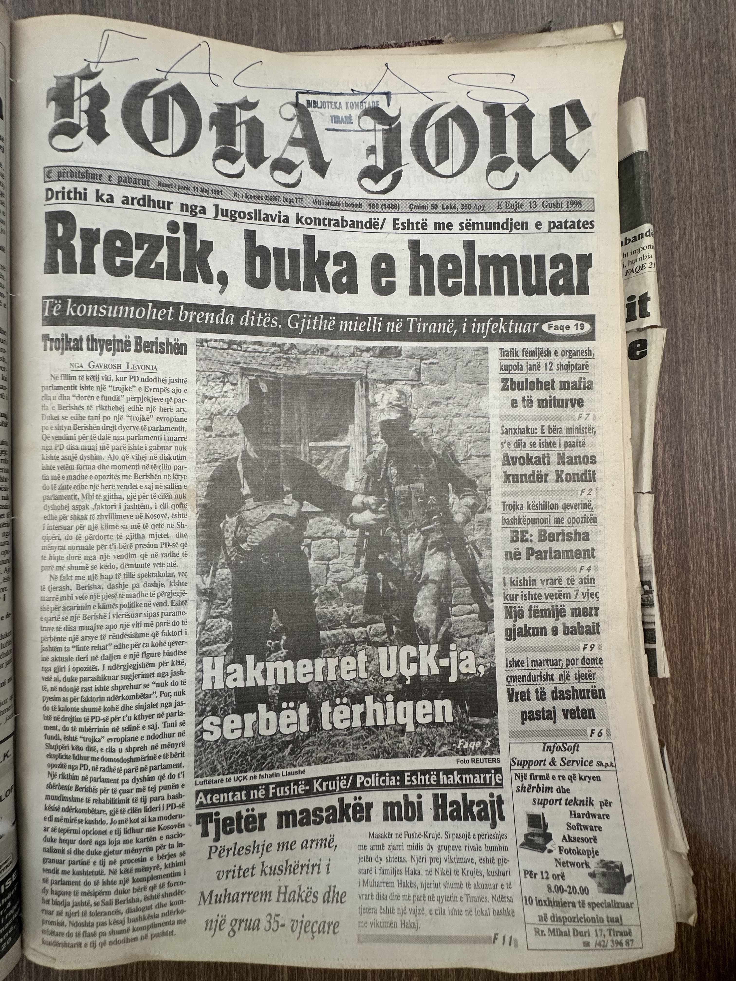 Koha Jonë 1998-08-13